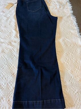 NYDJ Teresa Trouser Jeans Dark Blue Plus Sz 24